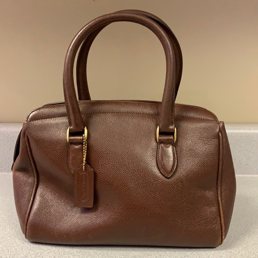Coach Vintage British Brown Leather Satchel